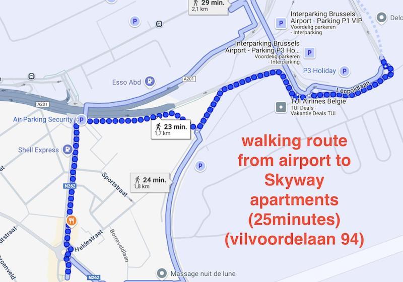 Skyway Airport Apartments ザベンテム 部屋 写真